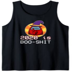 Camiseta sin mangas hombre 2020 is boo-shit con impostor Halloween Among Us