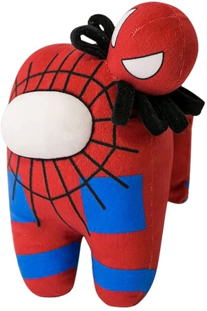 Spiderman convertido en personaje de Among Us